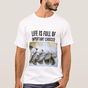 T-shirt Clubs de golf drôles Choix importants