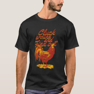T-shirt Cluck Around Découvrez Funny Sarcastic Rooster Chi