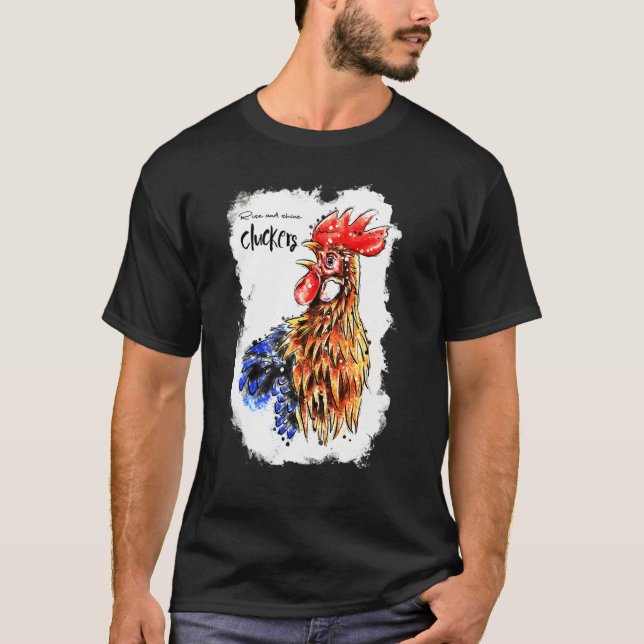 T-shirt Cluckers Brillants Poulet (Devant)