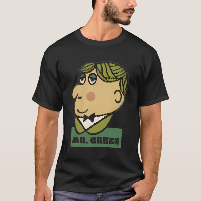 T-shirt Clue Halloween M. Green Big Face (Devant)