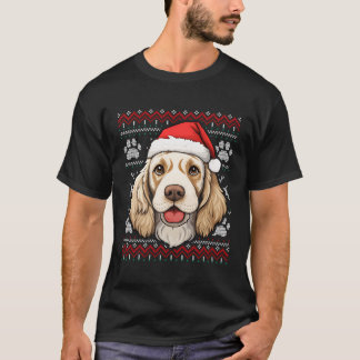 T-shirt Clumer Espagnol Père Noël Noël Drôle Chien Maman