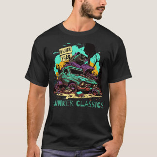 T-shirt Clunker classique voitures de chantier
