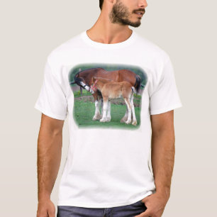 T-shirt Clydesdale et colt