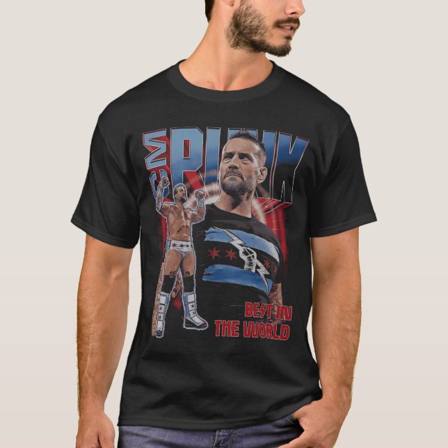 T-shirt Cm Punk (Devant)