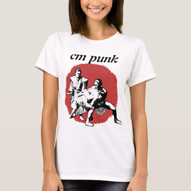 T-shirt cm punk abortion shirt (Devant)
