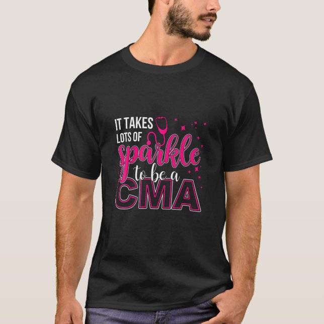 T-shirt CMA Urgence Il Faut Beaucoup D'Étincelle Pour Être (Devant)