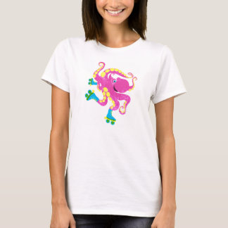 T-shirt CMJN - Poulpe à roulettes