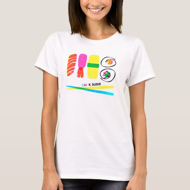 T-shirt CMYK - Sushi (Devant)