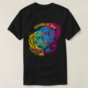T-shirt CMYK Tiger Retro