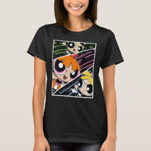 T-shirt CN Les Panneaux de tir d'action Powerpuff Girls