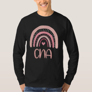 T-shirt Cna Cute Boho Rose Arc-en-ciel Certifié Assis