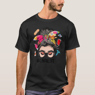 T-shirt CNA Life Messy Bun Women CNA