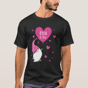 T-shirt CNA Life Valentine Gnome Infirmière Valentines Day