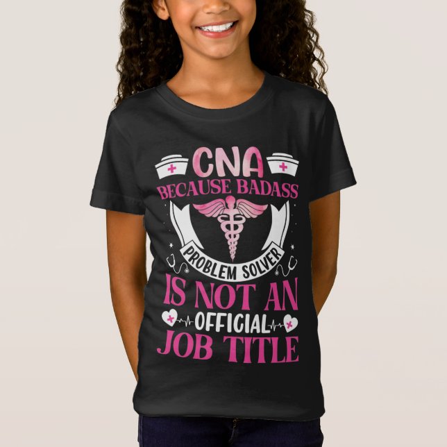 T-Shirt CNA parce que solveur de problèmes génial (Devant)