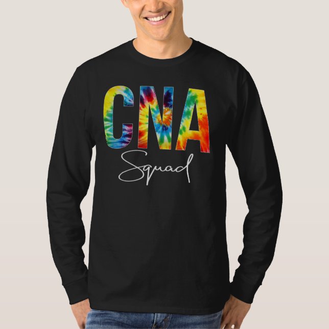 T-shirt CNA Squad Appreciation Day Tie Dye For Women For W (Devant)