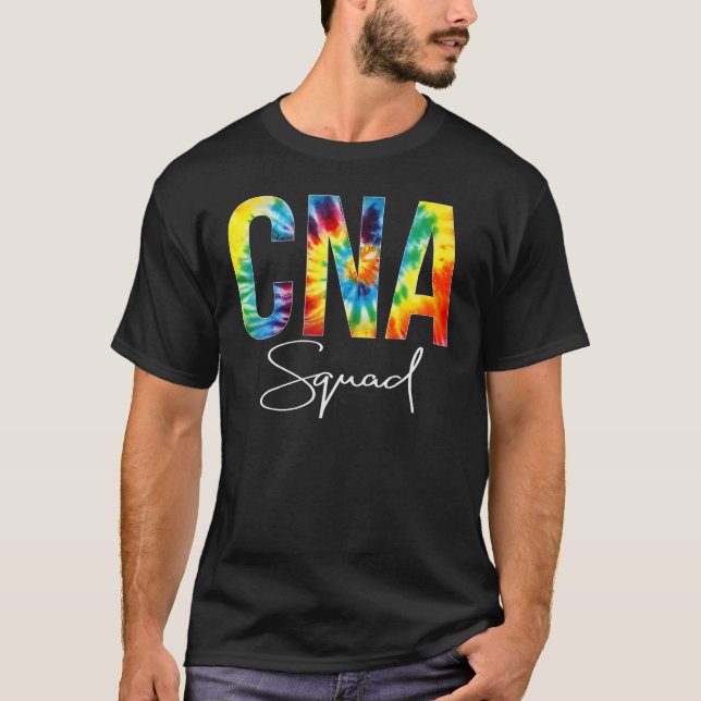T-shirt CNA Squad Appreciation Day Tie Dye For Women For W (Devant)
