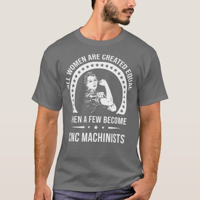 T-shirt Cnc Machinist s for Women  Cnc Machinist (Devant)