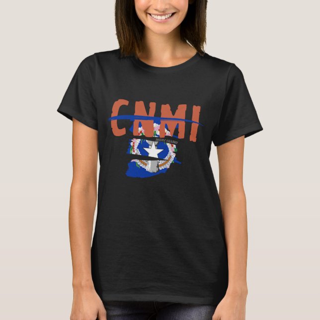 T-shirt CNMI Saipan Tinian Rota (Devant)