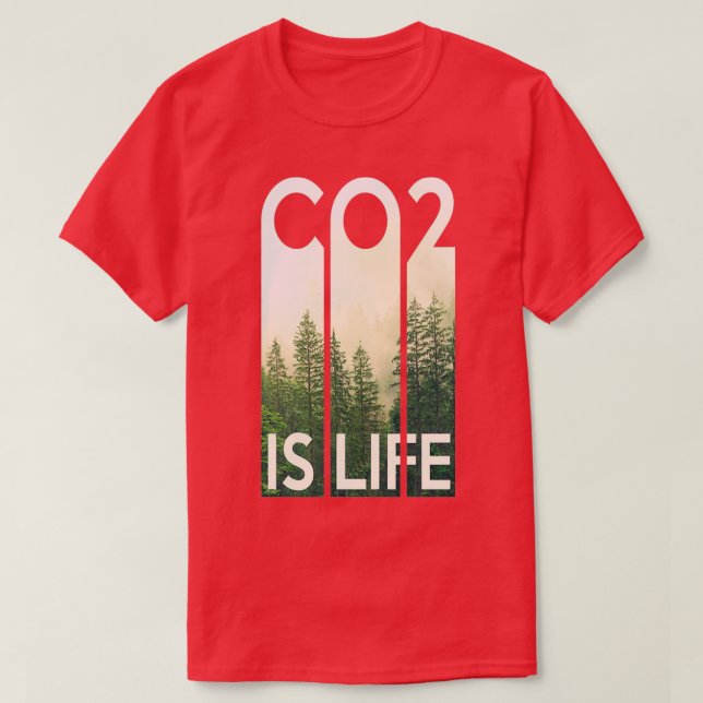 T-shirt Co2 est vie 2 (Design devant)
