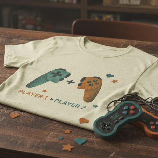 T-shirt Co-Op Duo Controllers (Créateur téléchargé)