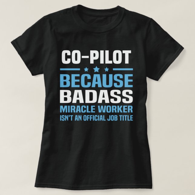 T-shirt co-pilote (Design devant)