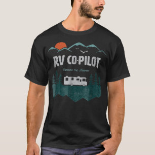 T-shirt Co-Pilote RV Profitant Du Voyage