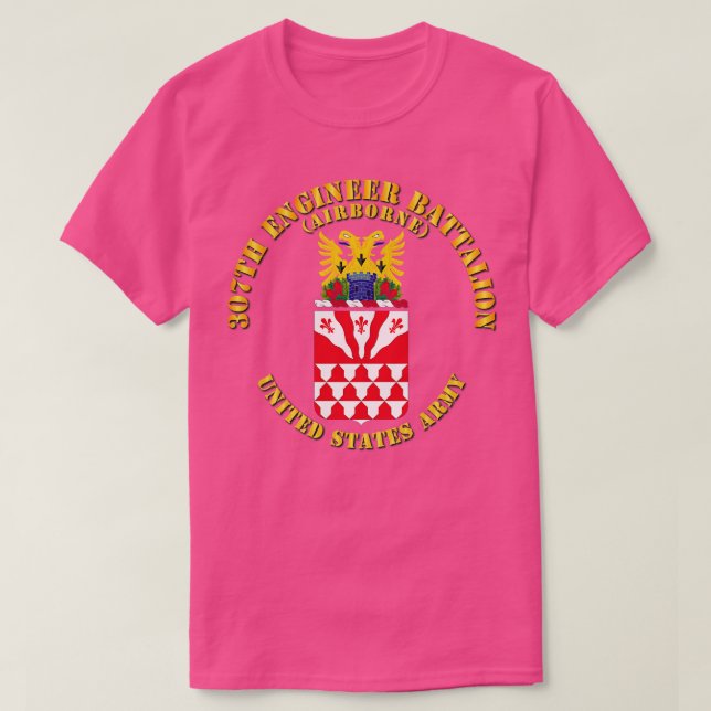 T-shirt COA 307e Bataillon du génie aéroporté (Design devant)