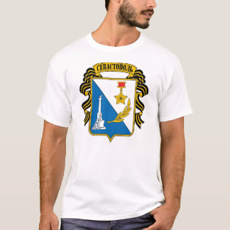 T-shirt COA de ville de Sébastopol, Crimée, Uktaine