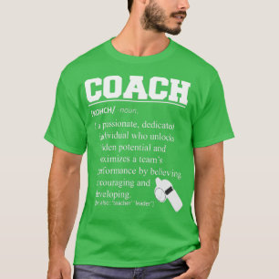 T-shirt Coach Définition Funny Coach