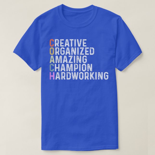 T-shirt Coach Definition T Coach Tee For Men Funny Coach  (Design devant)