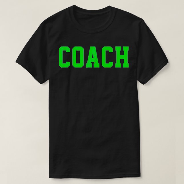 T-shirt Coach Green (Design devant)