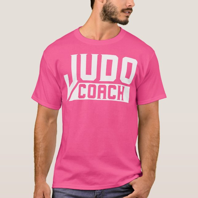 T-shirt Coach Judo Fighter Judoka Judoist Martial Arts (Devant)
