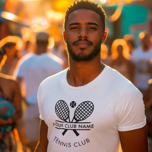 T-shirt Coach Personnalisé Du Joueur Du Club De Tennis