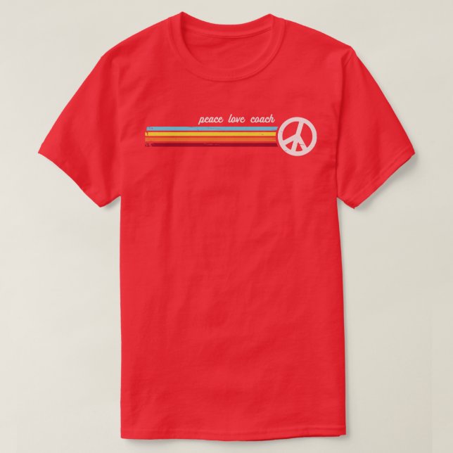 T-shirt Coach Retro Stripes (Design devant)