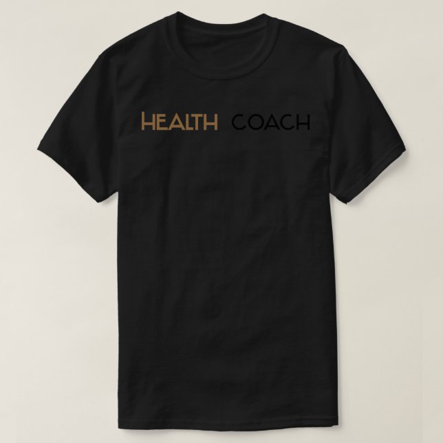 T-shirt Coach Santé Chemise Santé Coach Vie Mignonne Santé (Design devant)