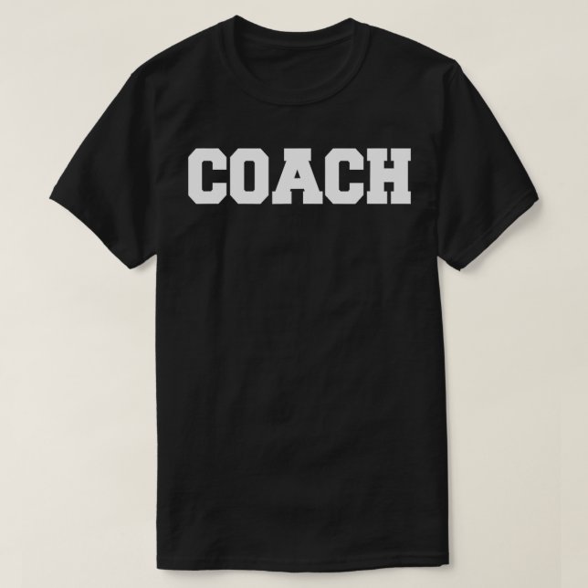T-shirt COACH t pour les entraîneurs (Design devant)