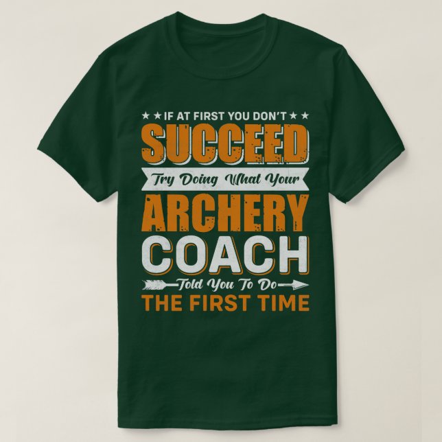 T-shirt Coach tir à l'arc (Design devant)