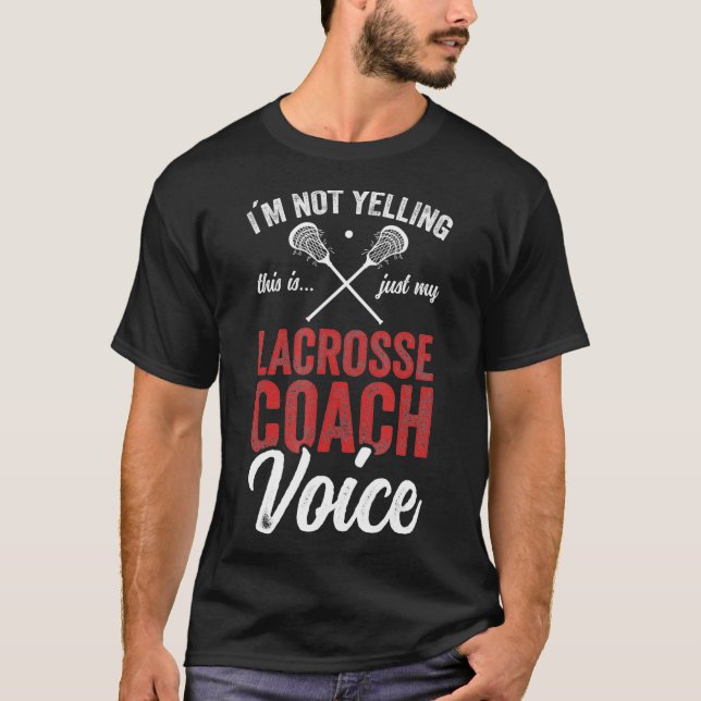 T-shirt Coaching autocar de crosse Lacrosse Player Quot (Devant)