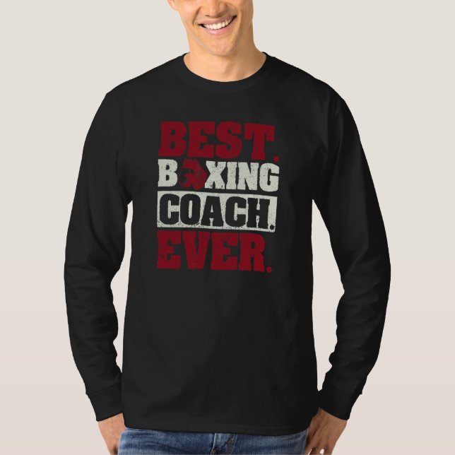 T-shirt Coaching Boxer Entraîneurs Boxer Meilleur Boxe Coa (Devant)