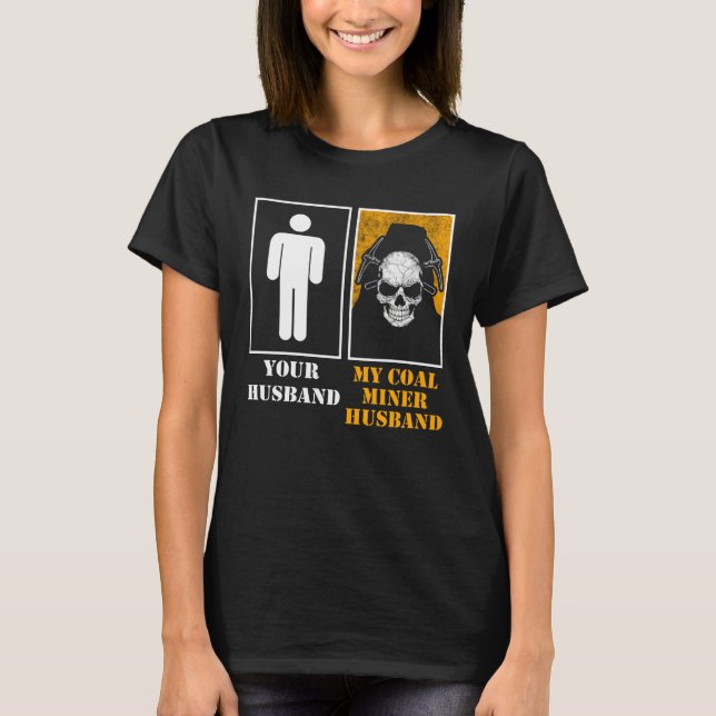 T-shirt Coal Miner Mining Mine Worker 3 (Devant)