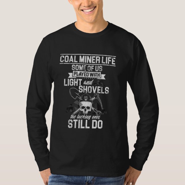 T-shirt Coal Miner Pride Drôle Travailleur minier (Devant)