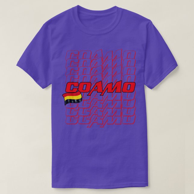T-shirt Coamo Cascade texte 3 (Design devant)