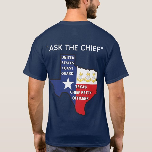 T-shirt Coast Guard Texas Chief Petty Officers Shirt (Dos)