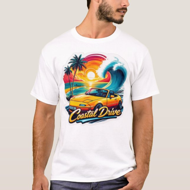 T-shirt Coastal Drive  (Devant)