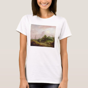 T-shirt Coastal Landscape with a Shepherd and his Flock, c