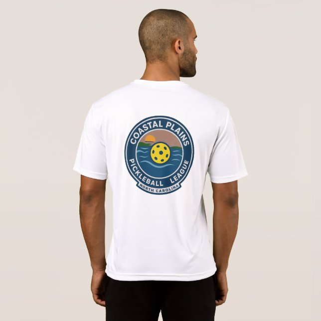 T-shirt Coastal Plain Pickleball League (Dos entier)