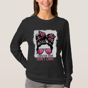 T-shirt Coaster Hair, on s'en fiche, T de chignon décoiffé