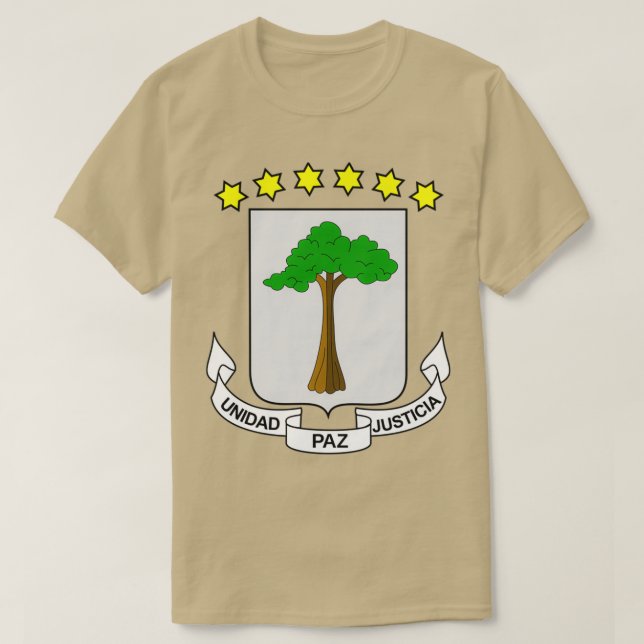 T-shirt Coat of Arms of Equatorial Guinea (Design devant)