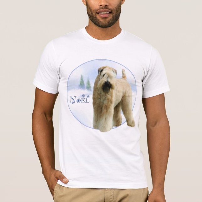 T-shirt Coated Wheaten Terrier Noel (Devant)