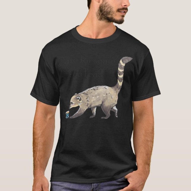 T-shirt Coati - série animale (Devant)